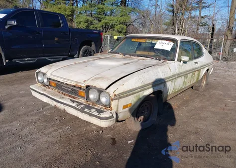 1976 Mercury Capri from USA, damaged, VIN GAECSK25625
